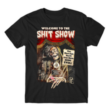 Load image into Gallery viewer, WELCOME TO THE SHIT SHOW - PREMIUM MEN&#39;S S/S T SHIRT- BLACK
