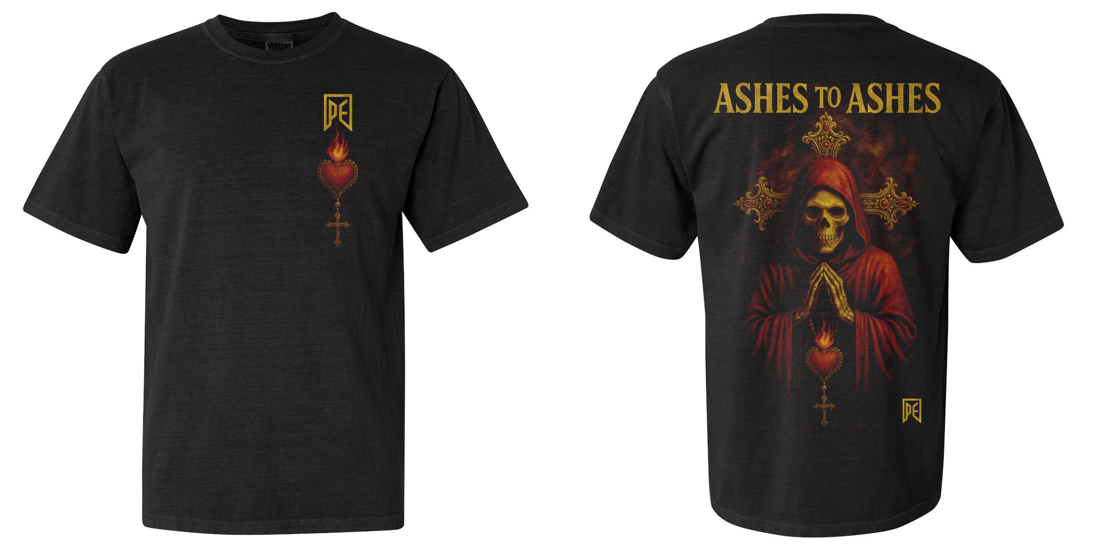 Ashes To Ashes Short Sleeve Vintage Wash T Shirt