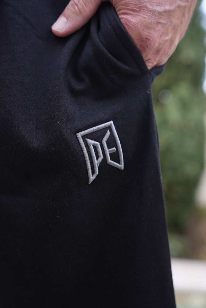 BLACK PE SWEATPANTS