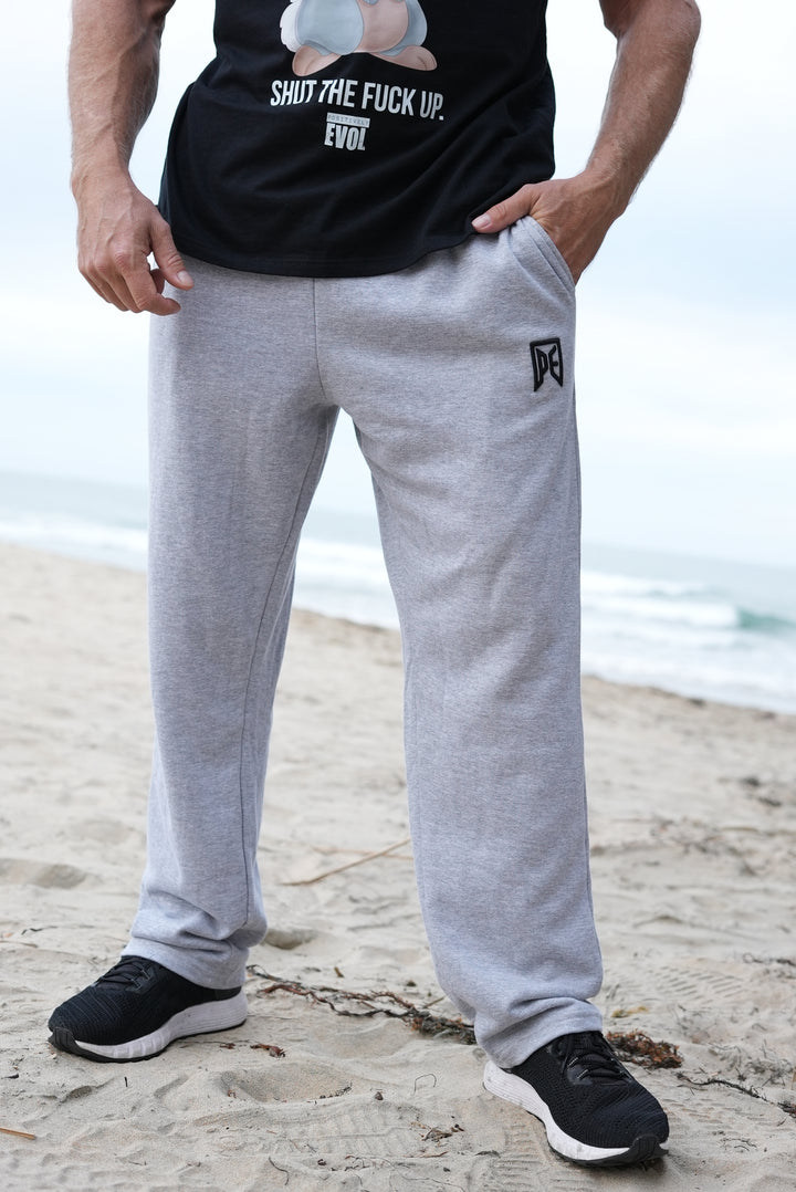 MEN'S GREY PE LOGO SWEATPANTS