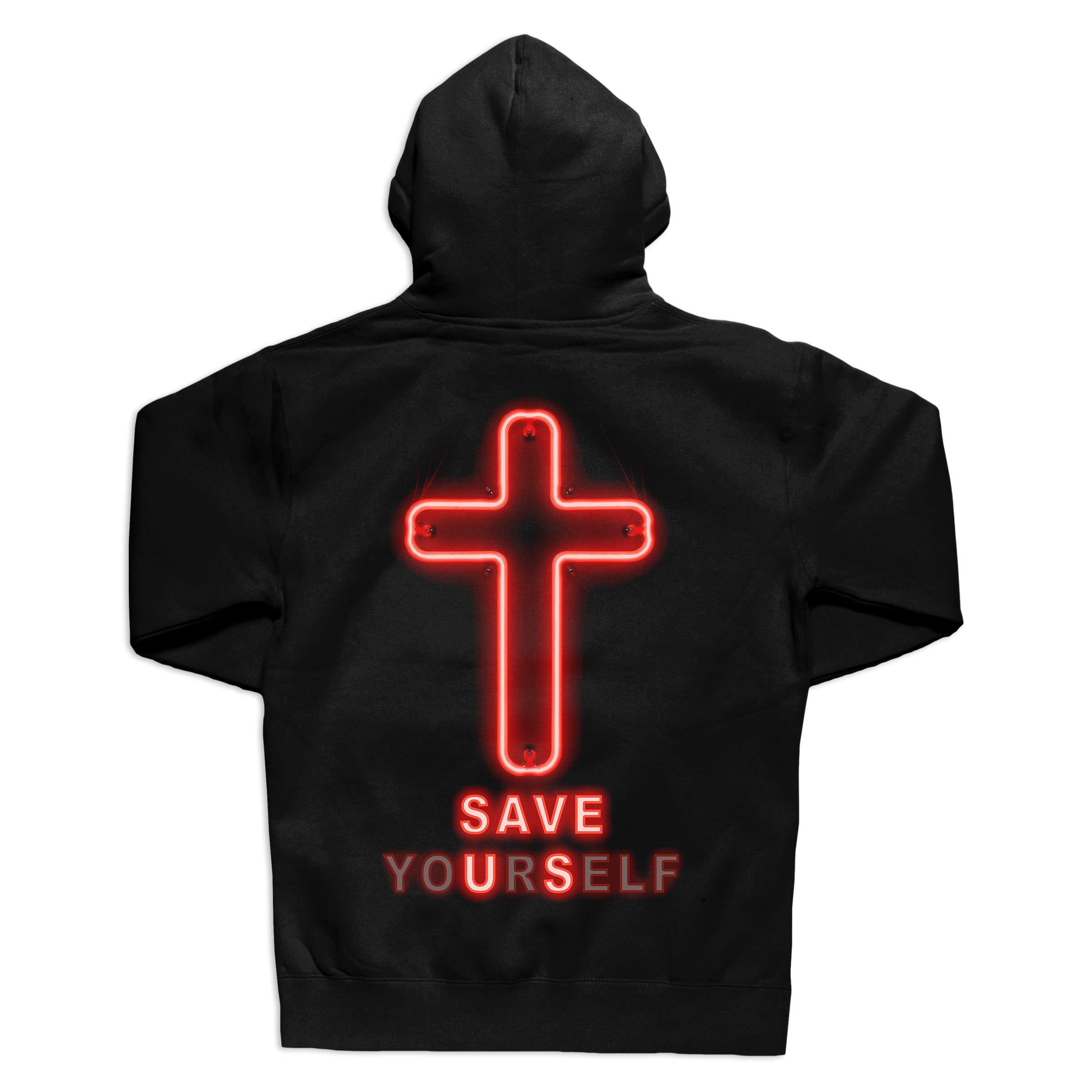 LIMITED EDITION NEON CROSS HOODIE