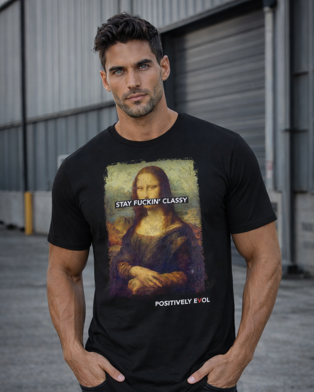 STAY FUCKIN' CLASSY - PREMIUM MEN'S S/S T SHIRT