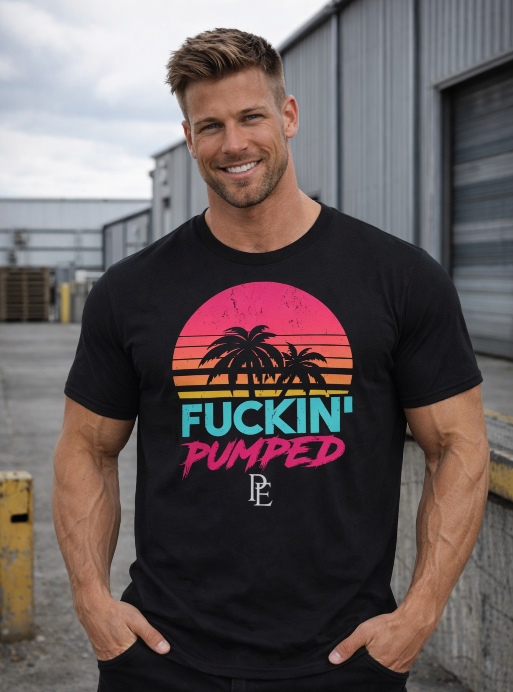 FUCKIN' PUMPED - PREMIUM MEN'S S/S T SHIRT