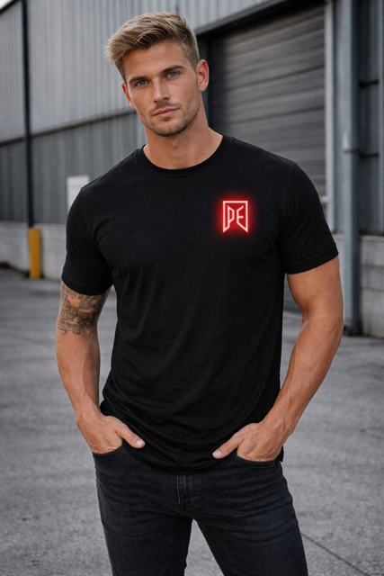 UNISEX SHORT SLEEVE NEON CROSS T SHIRT