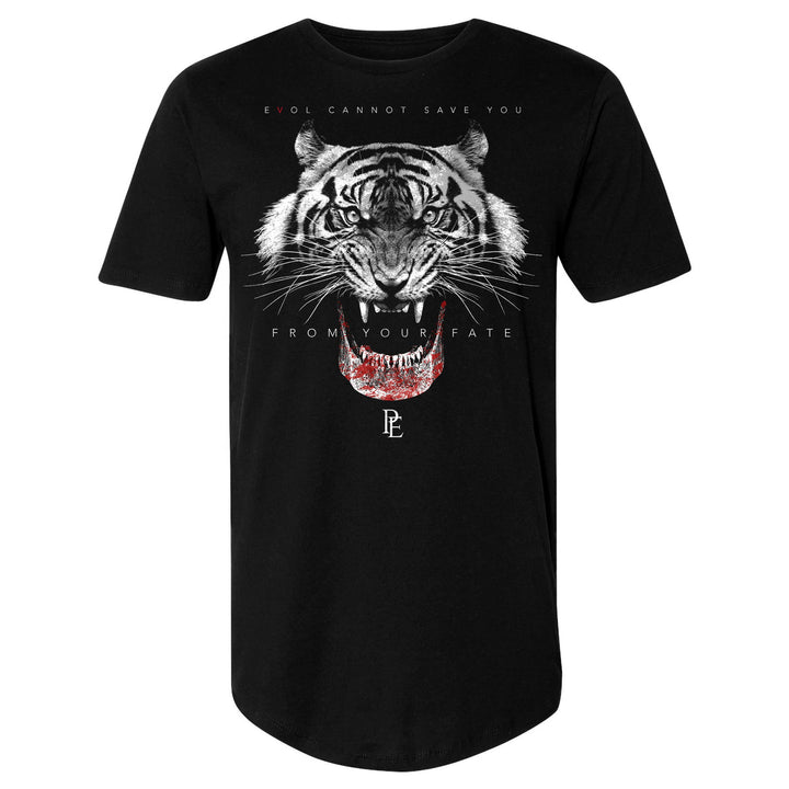 EVOL CANNOT SAVE YOU - PREMIUM MEN'S S/S LONG BODY T-SHIRT - BLACK