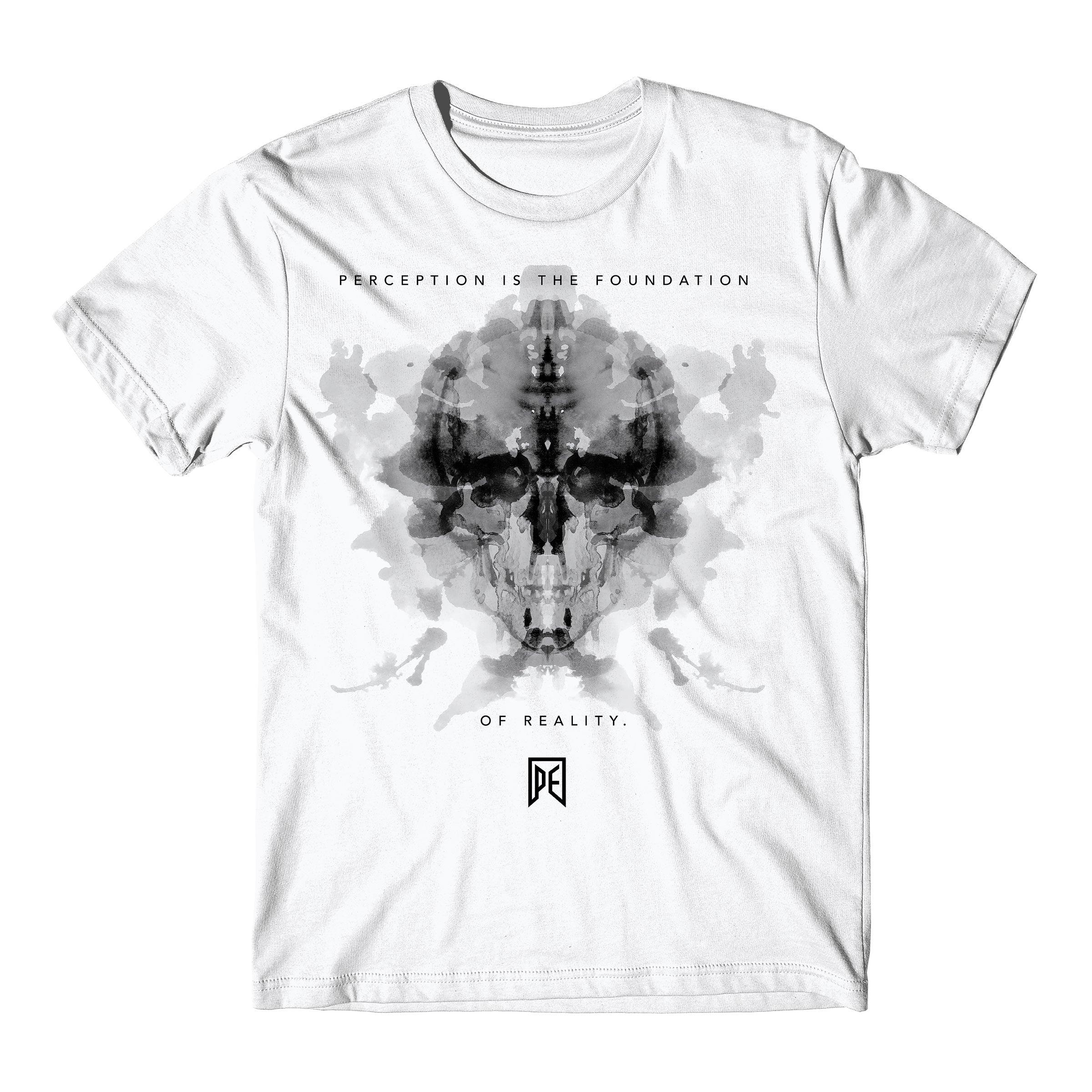 PERCEPTION - PREMIUM MEN'S S/S T SHIRT - WHITE