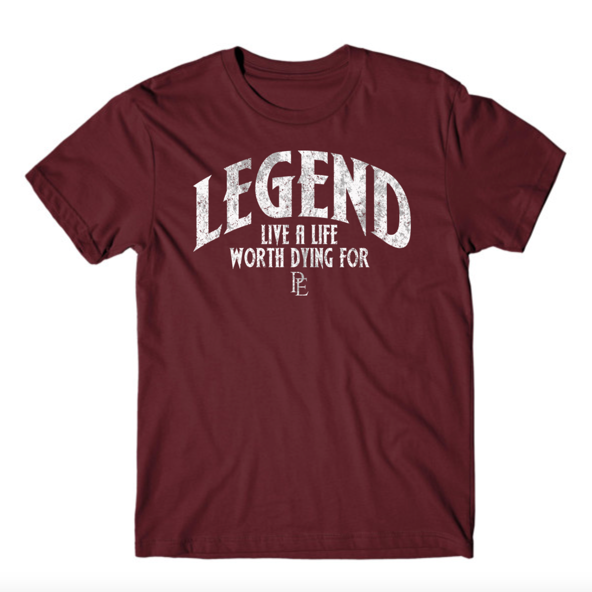 LEGEND - PREMIUM MEN'S S/S T SHIRT - MAROON