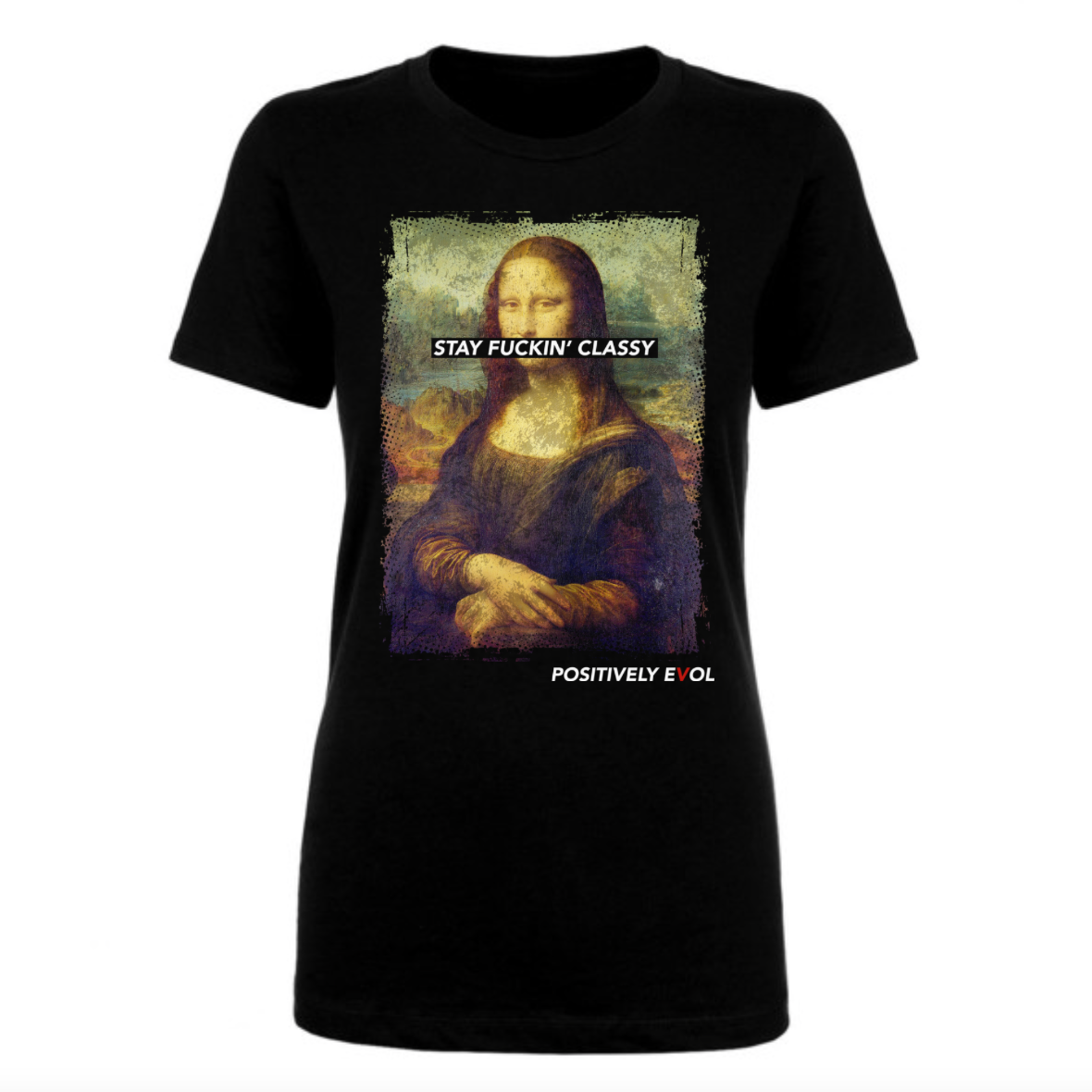 STAY FUCKIN' CLASSY - PREMIUM WOMEN'S S/S TEE - BLACK