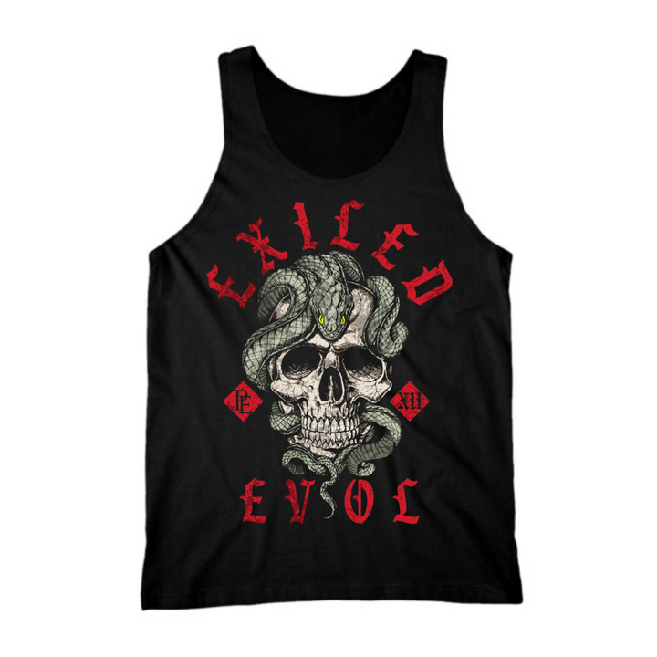 EXILED - PREMIUM MEN'S TANK TOP- BLACK