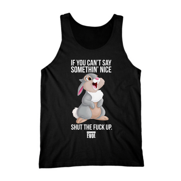 SHUT THE F#$K UP - PREMIUM MEN'S TANK TOP- BLACK